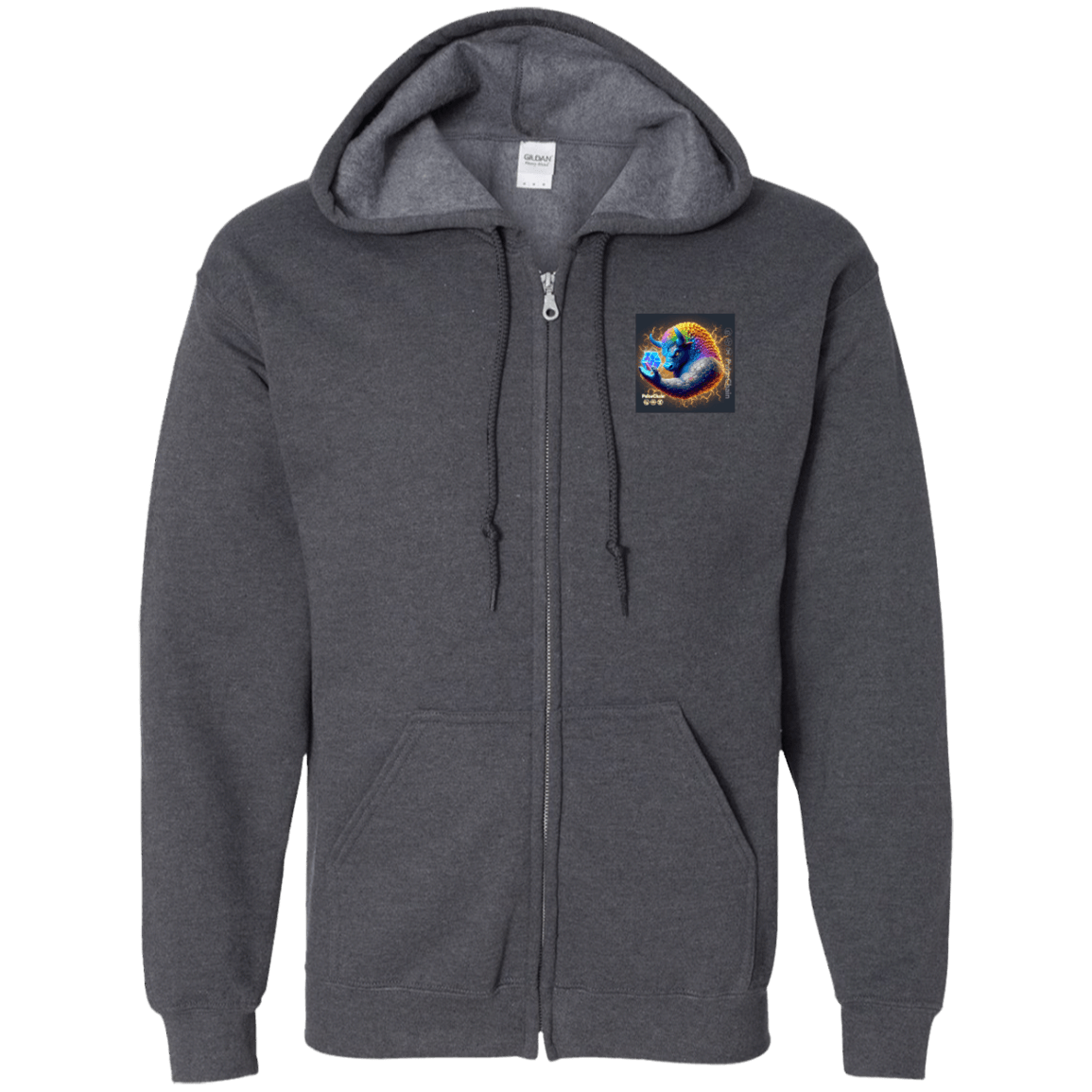 Zip Up Hooded Sweatshirt