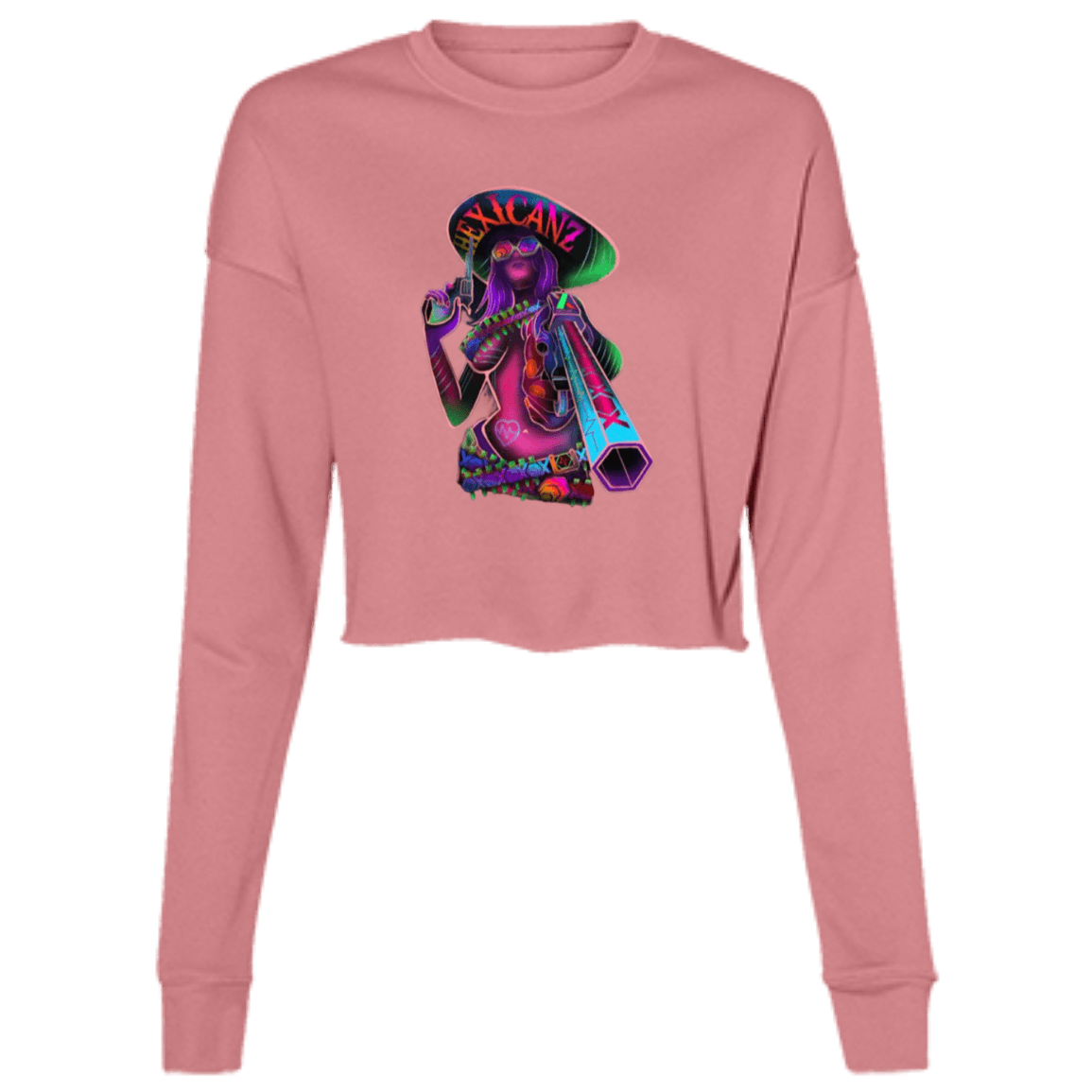 Ladies' Cropped Fleece Crew