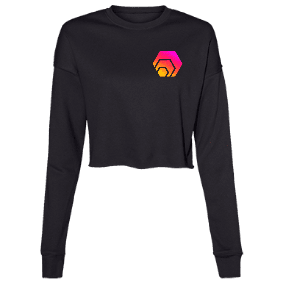 Ladies' Cropped Fleece Crew - Aussie Greatest