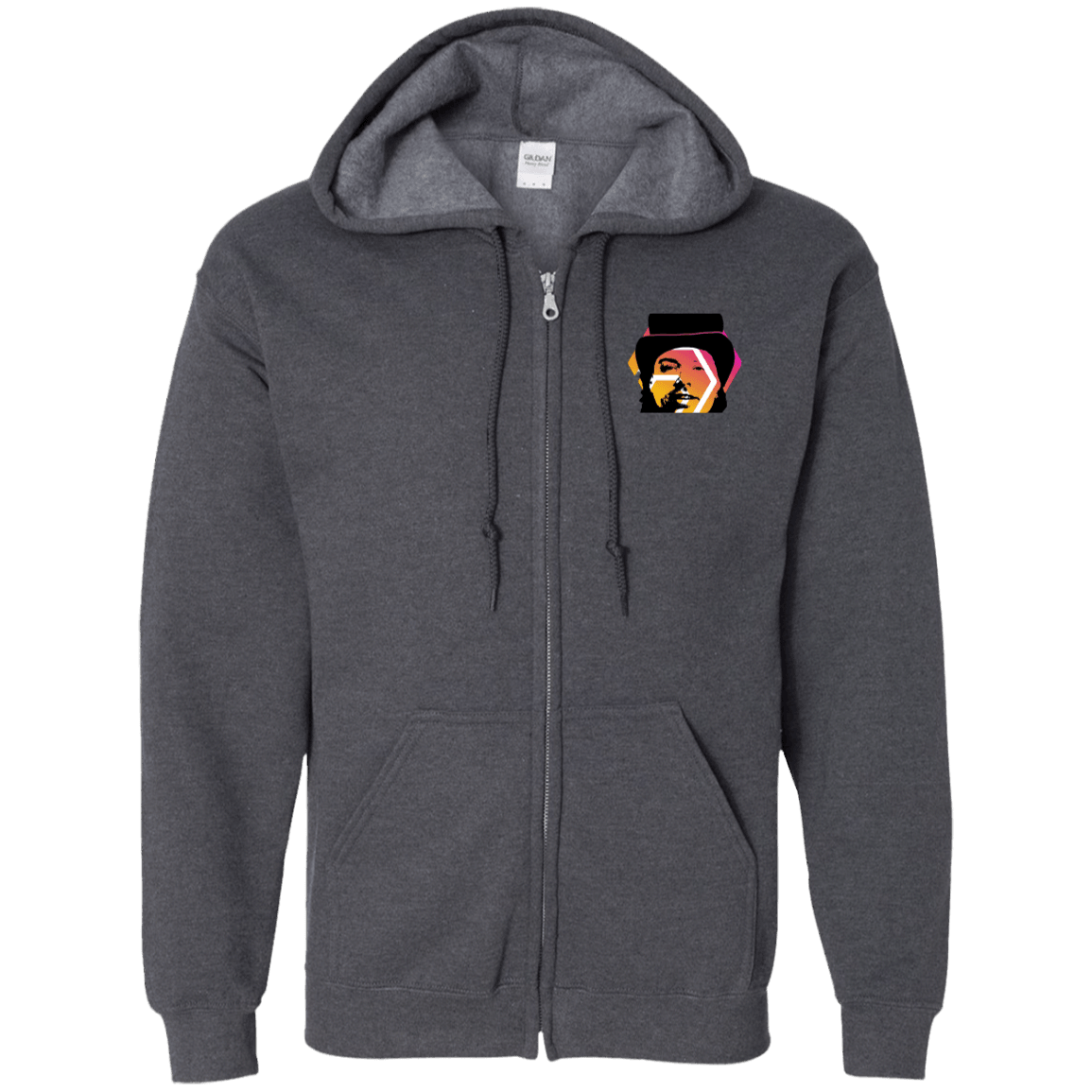 Zip Up Hooded Sweatshirt