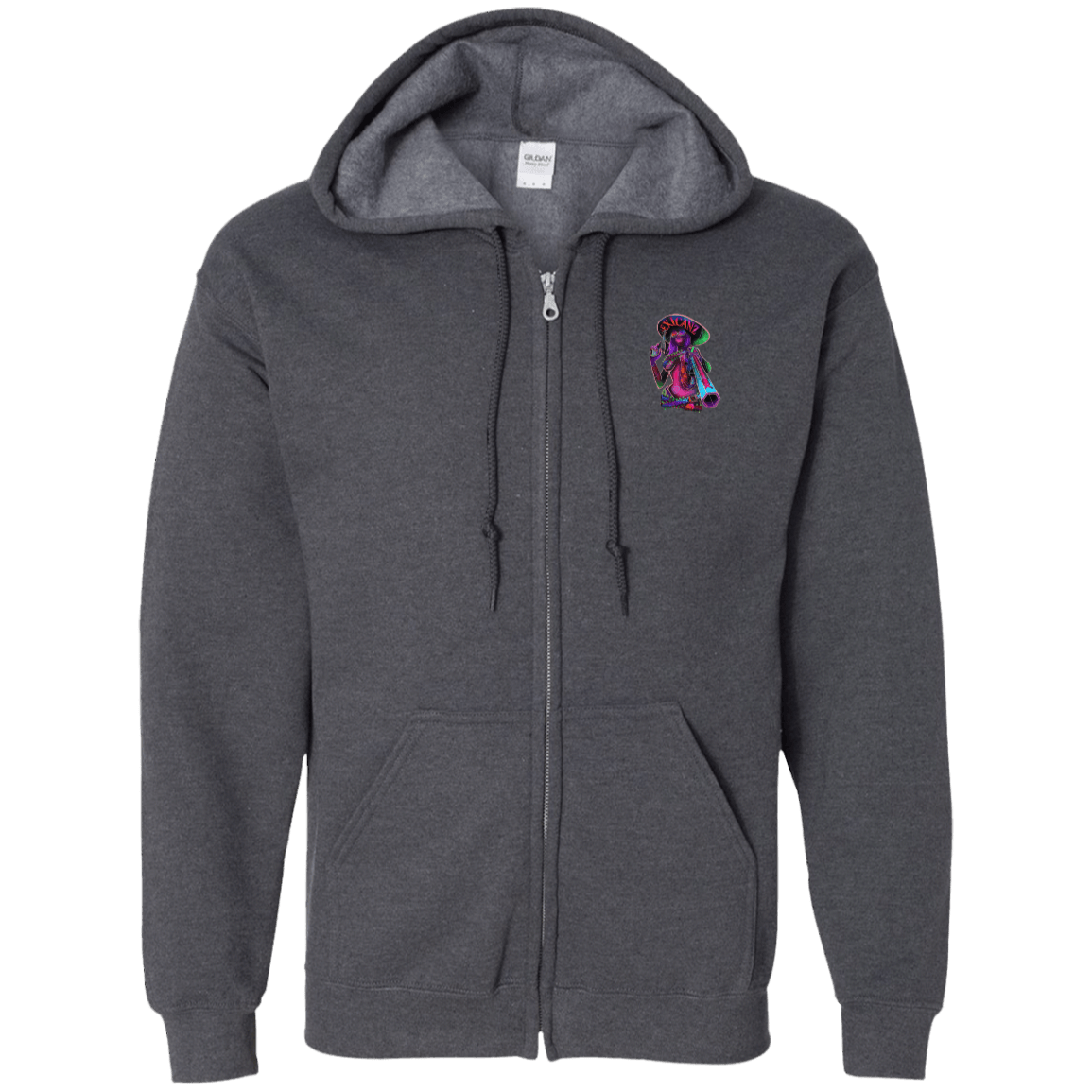 Zip Up Hooded Sweatshirt