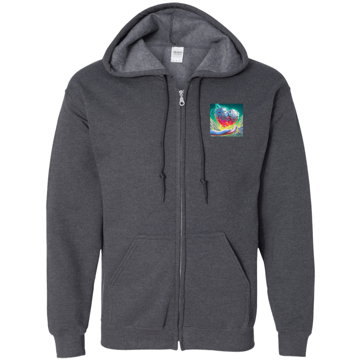 Zip Up Hooded Sweatshirt