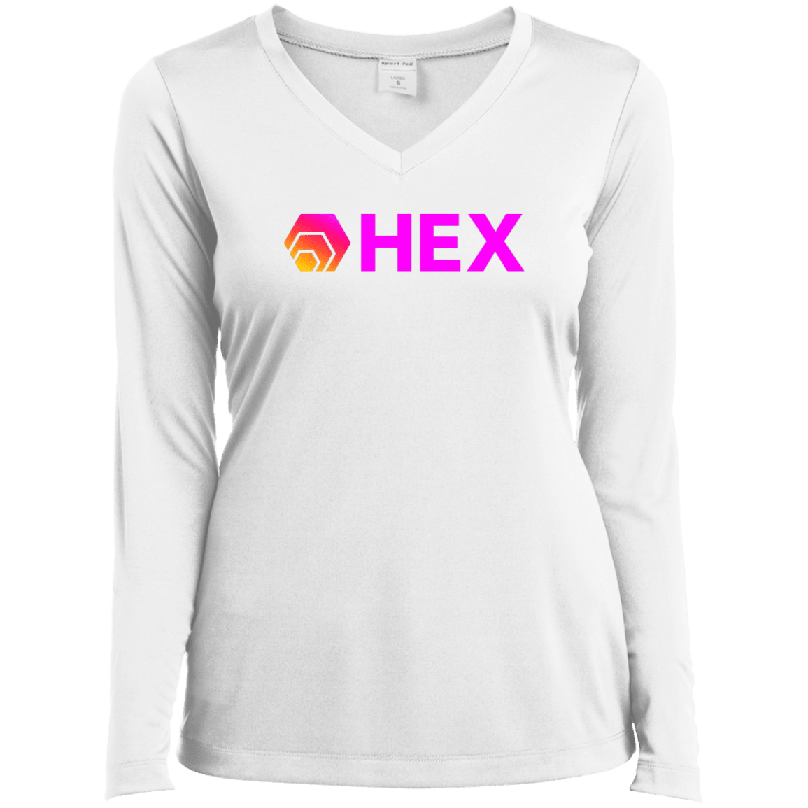 Ladies’ Long Sleeve Performance V-Neck Tee