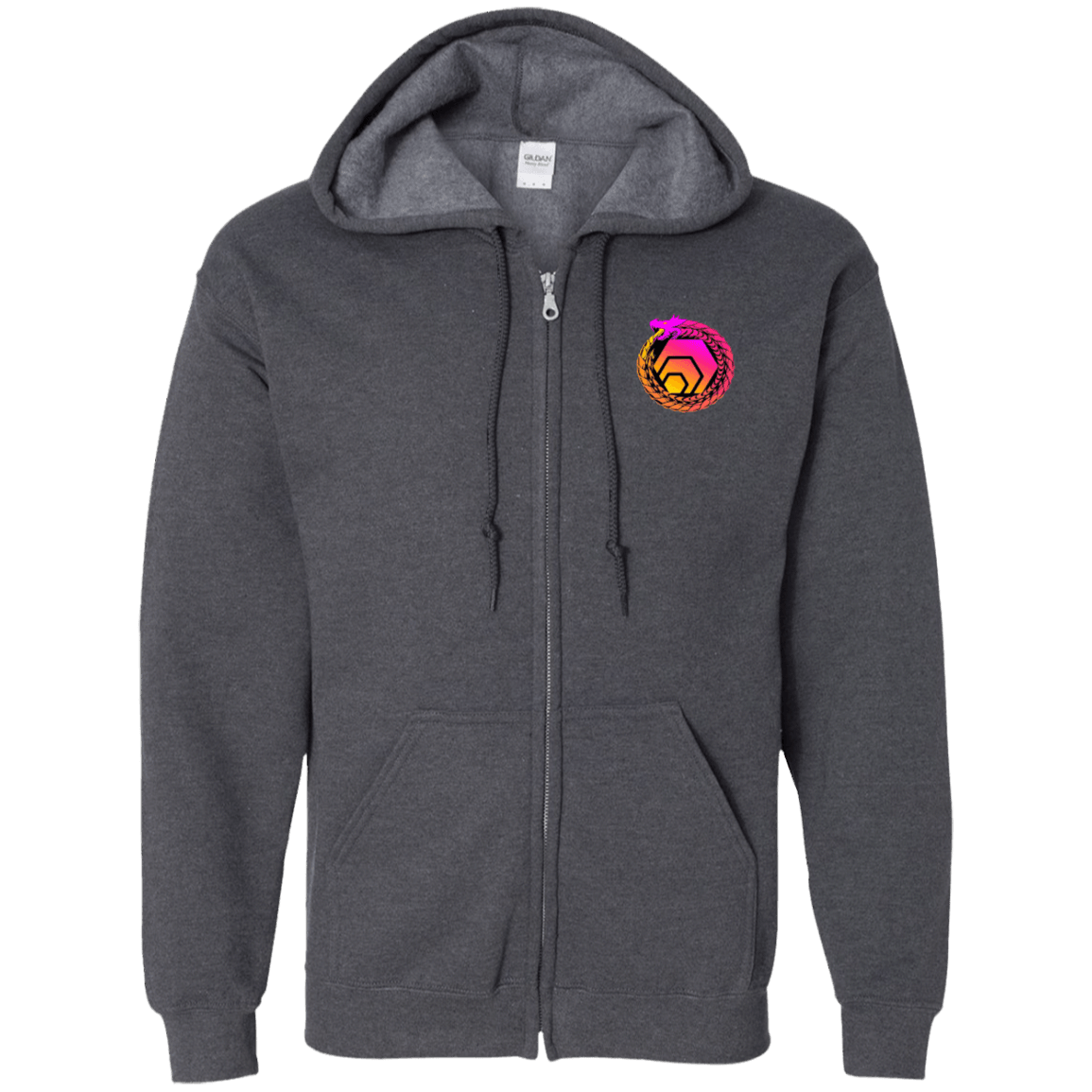 Zip Up Hooded Sweatshirt