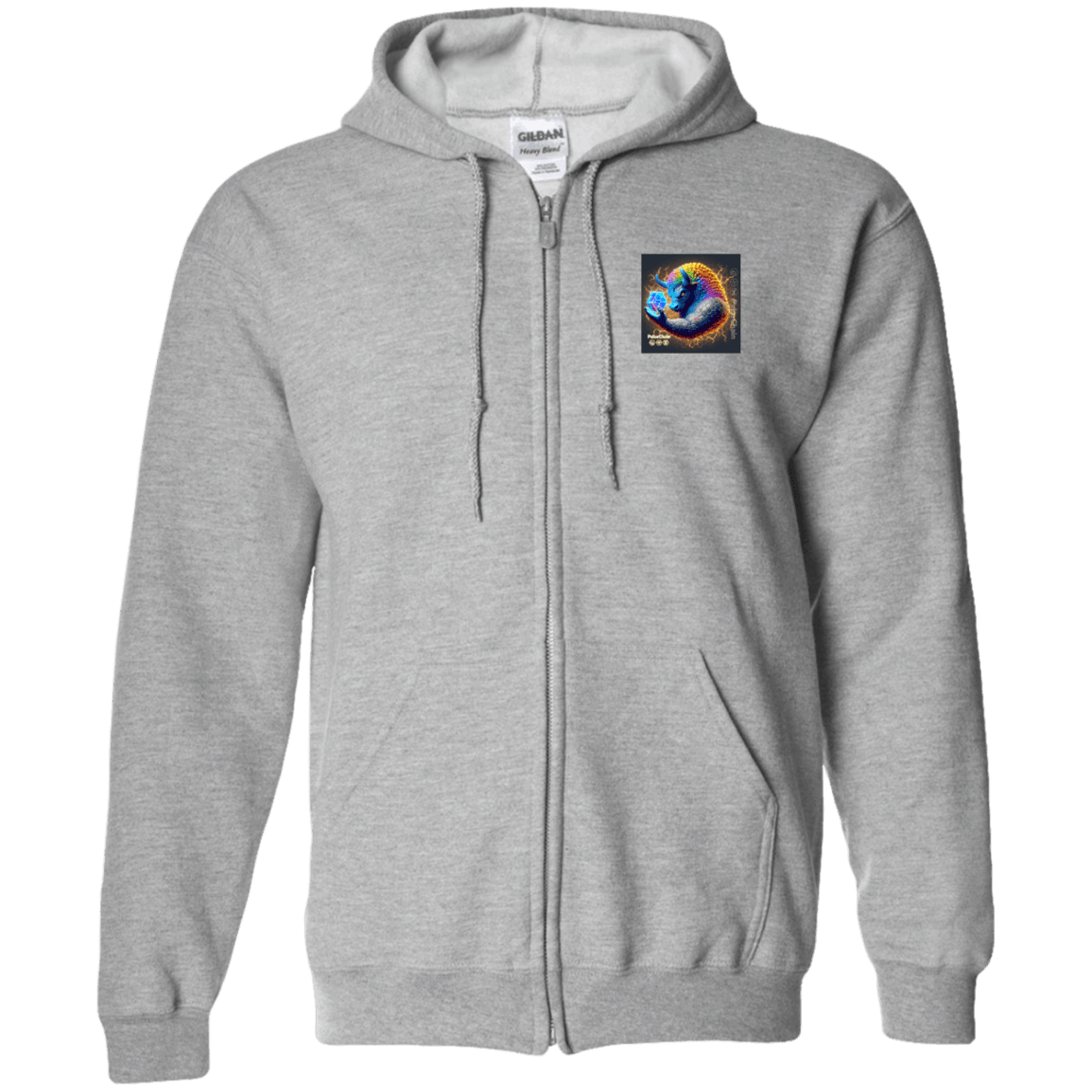 Zip Up Hooded Sweatshirt