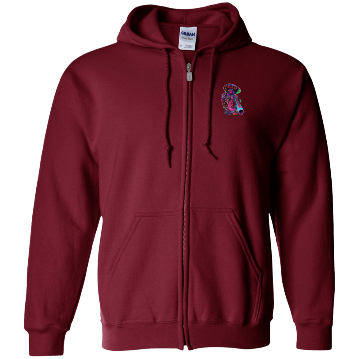 Zip Up Hooded Sweatshirt