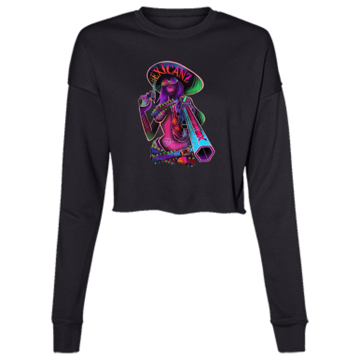 Ladies' Cropped Fleece Crew