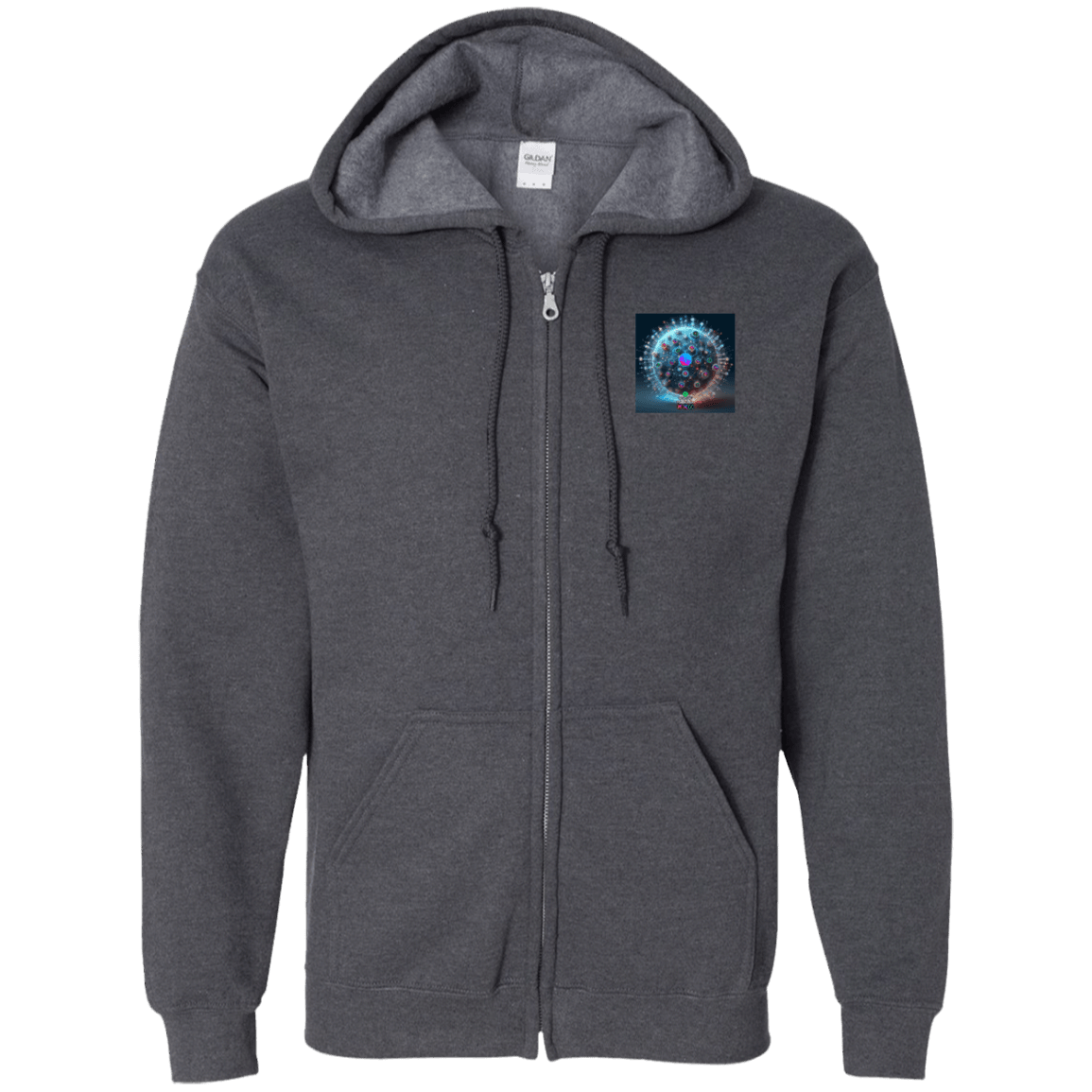 Zip Up Hooded Sweatshirt