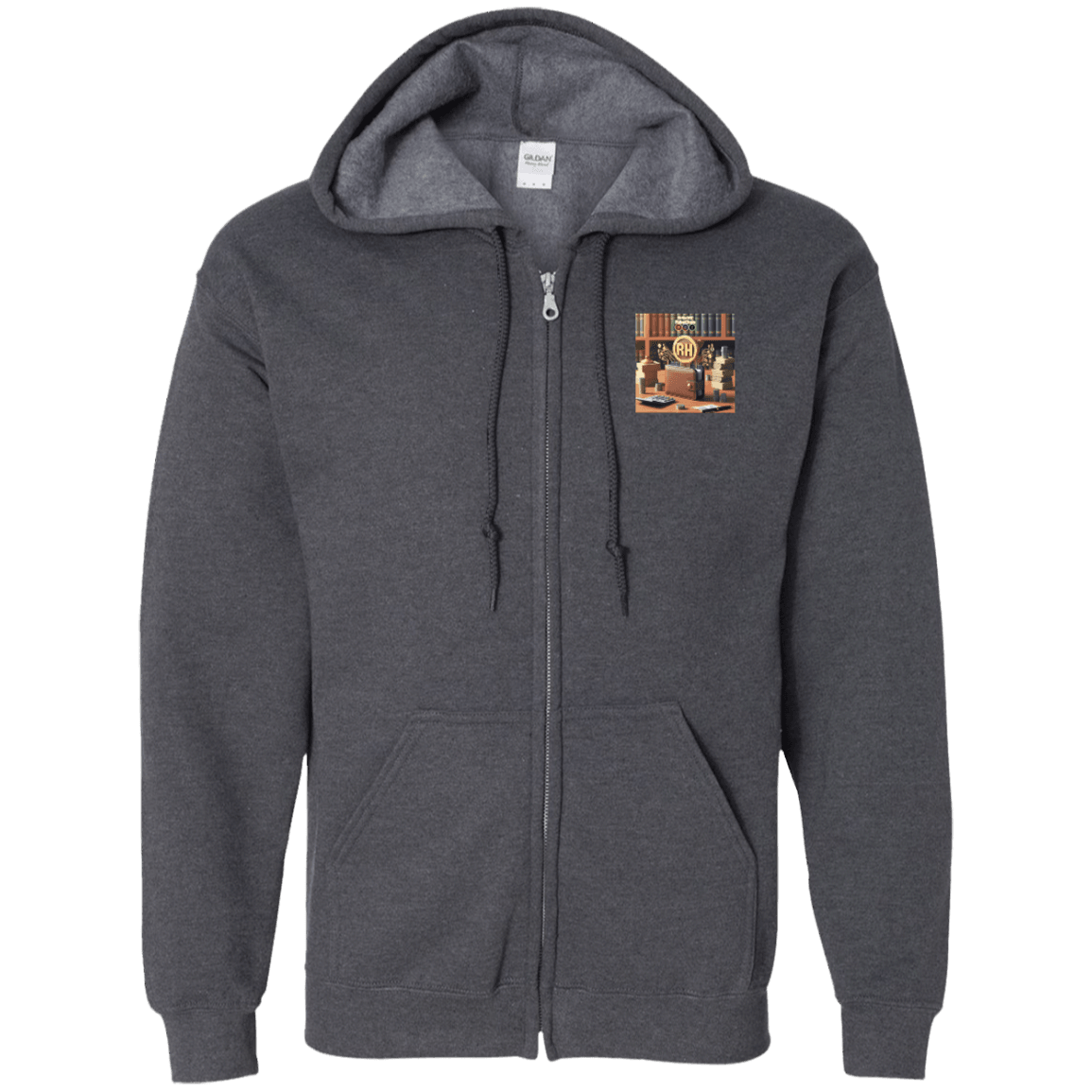 Zip Up Hooded Sweatshirt