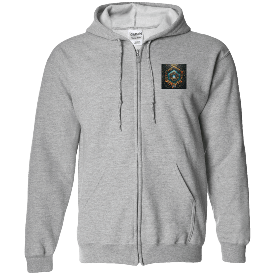 Zip Up Hooded Sweatshirt