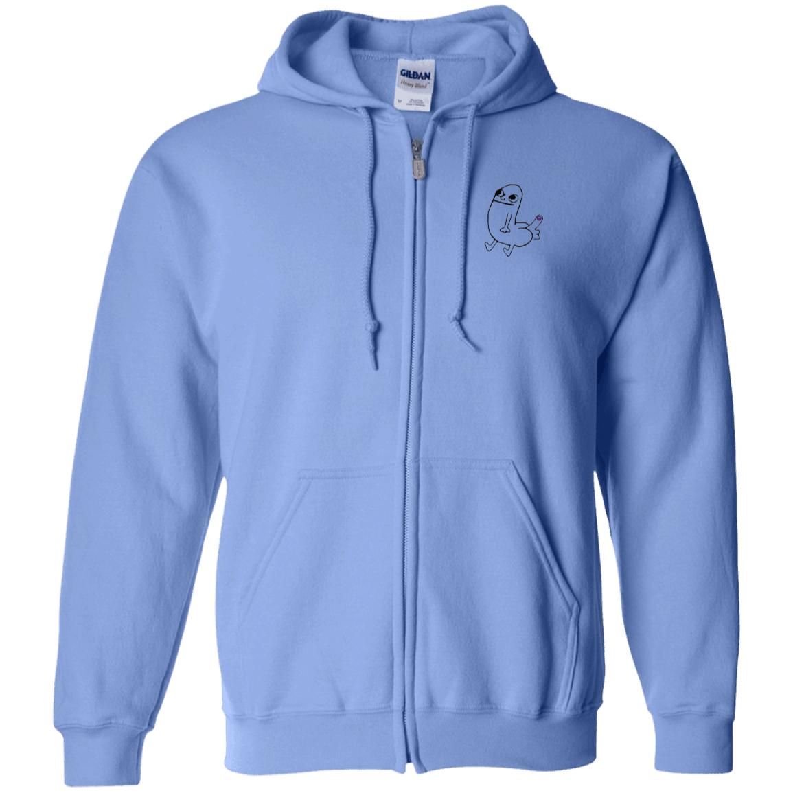 Zip Up Hooded Sweatshirt