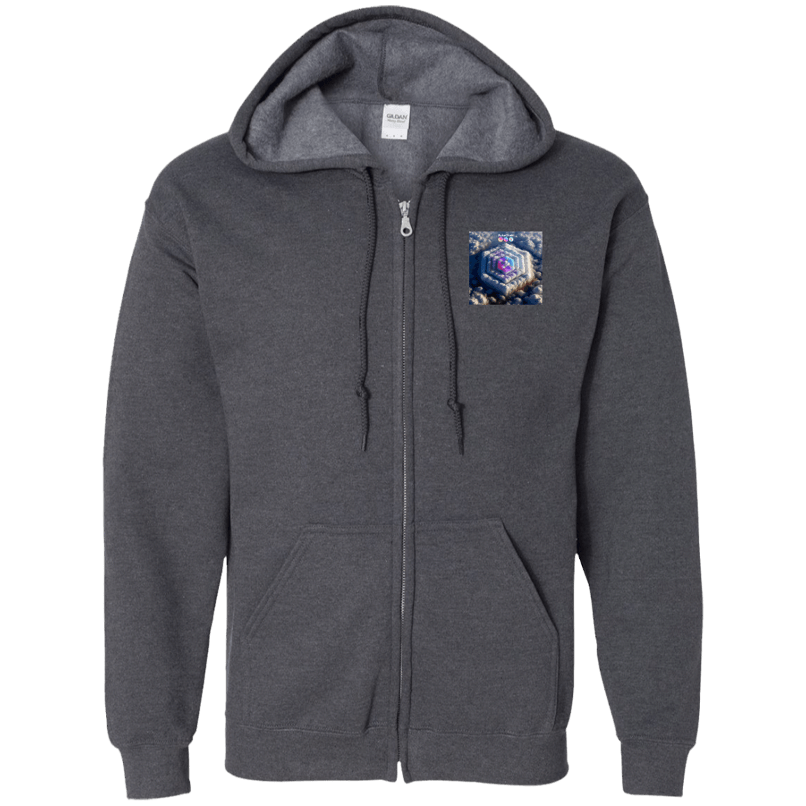 Zip Up Hooded Sweatshirt