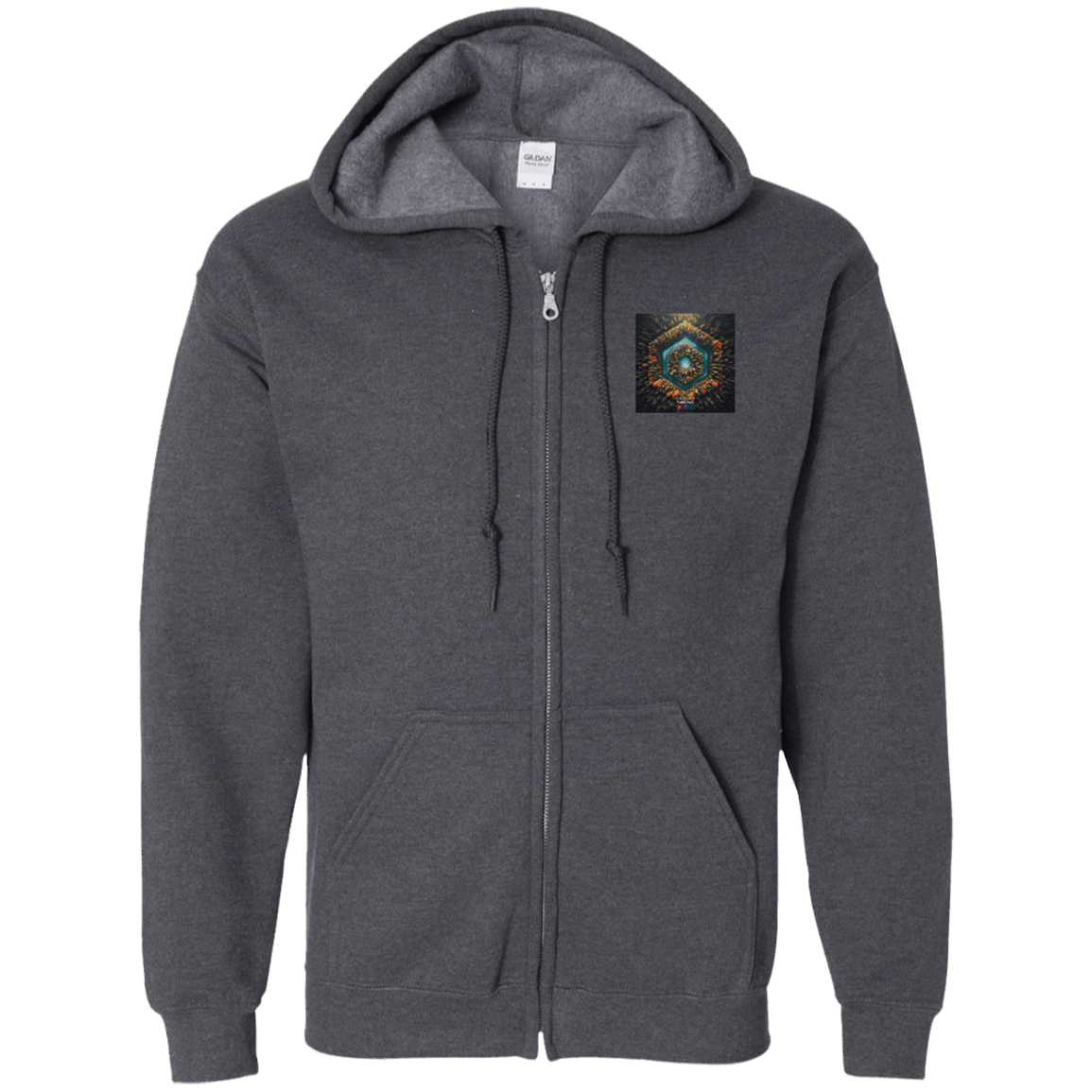 Zip Up Hooded Sweatshirt