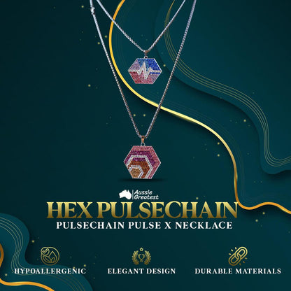 HEX and PulseChain Double Sided Logo - Aussie Greatest